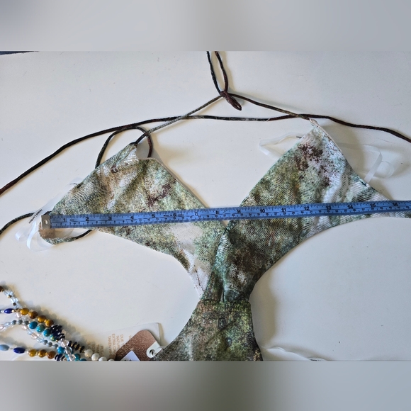 Jaded London Vida Backless Maxi Dress With Shell Trim in Marine XS - Picture 12 of 12